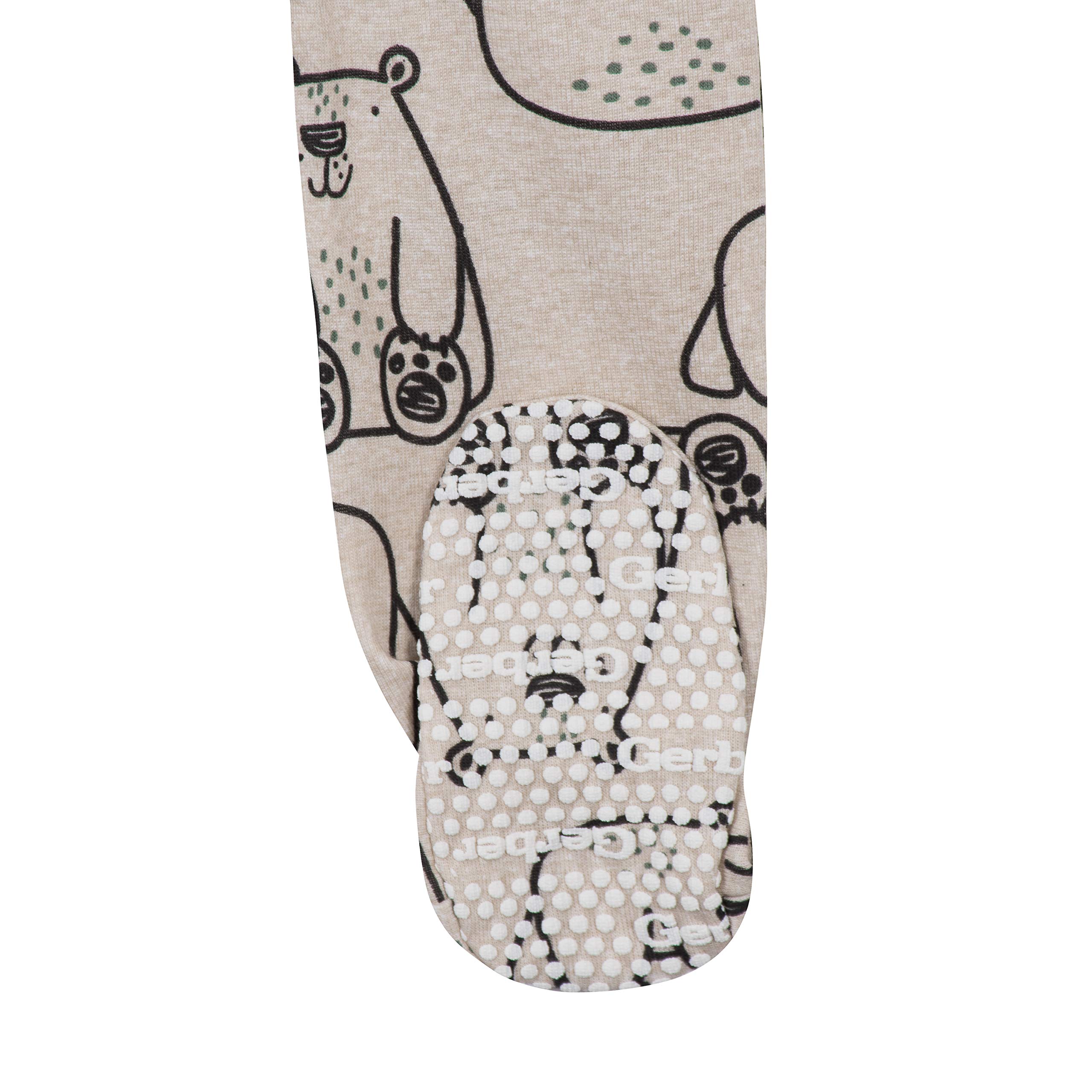 Gerber baby-boys 2-pack Snug Fit Footed Cotton Pajamas