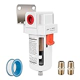 NANPU 1/2" NPT Compressed Air Line Filter, 5 Micron