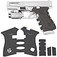 Handleitgrips Gun Grip Tape Compatible with Glock 19 and Glock 23 Gen 4 - Black Textured Rubber Pistol Grip Tape, Gun Skins, Veteran Owned, Made in USA
