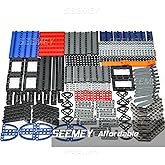 SEEMEY Technic Liftarm Brick Separator Chassis Frame Liftarm Beam Rotor Helicopter - 282 Pieces Beams Axles Connectors Bricks