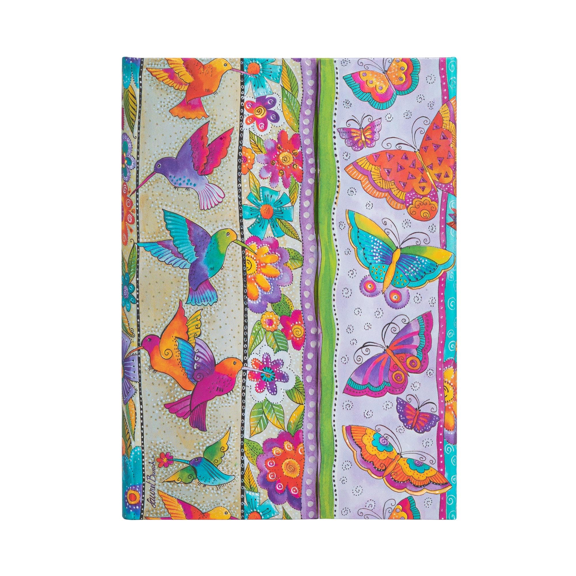 Paperblanks Hardcover Journal Hummingbirds & Flutterbyes | Lined | Midi (130 × 180 mm)