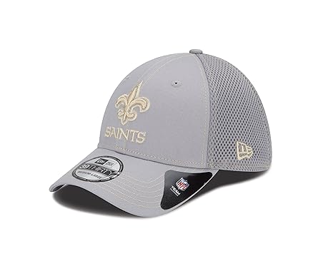 saints flex fit hats