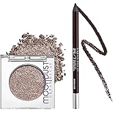 URBAN DECAY Moondust Space Cowboy + Brown Eye Pencil Makeup Set – 24/7 Moondust Glitter Eyeshadow Compact (Shimmery Champagne Gold) + 24/7 Glide-On Eyeliner Pencil (Matte Brown) – Bundle Kit