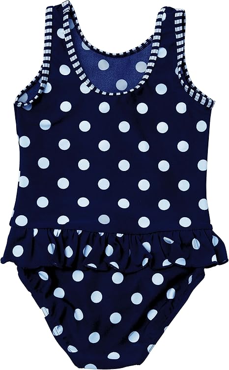 Maillot De Bain Bebe Petite Fille Polka Dots Une Piece Bleu Marin Vacances 6 12 Mois Amazon Fr Vetements Et Accessoires