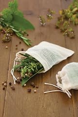 KitchenCraft Spice Bags, Cotton Infuser Bags, Pack of 4, Reusable view 3