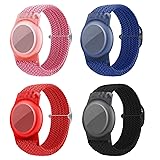 4 Pack Kids Bracelet Compatible with AirTag, GPS