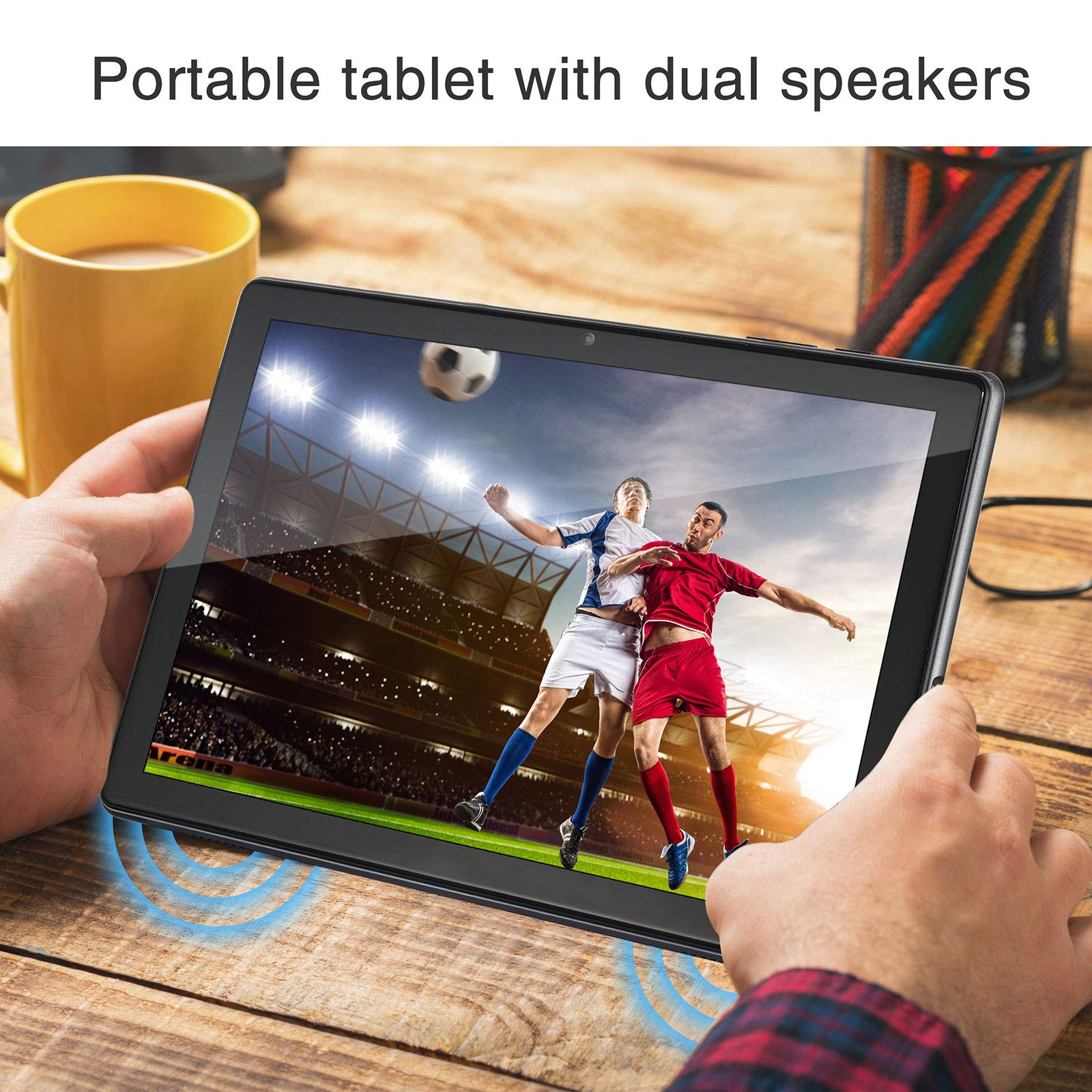 10 inch Android Tablets, MediaPad P10.1 Android 11 Tablet, Octa-Core Processor, 3GB RAM 512GB Expand Storage 8.0MP Camera, 6000mAh Battery 10.1