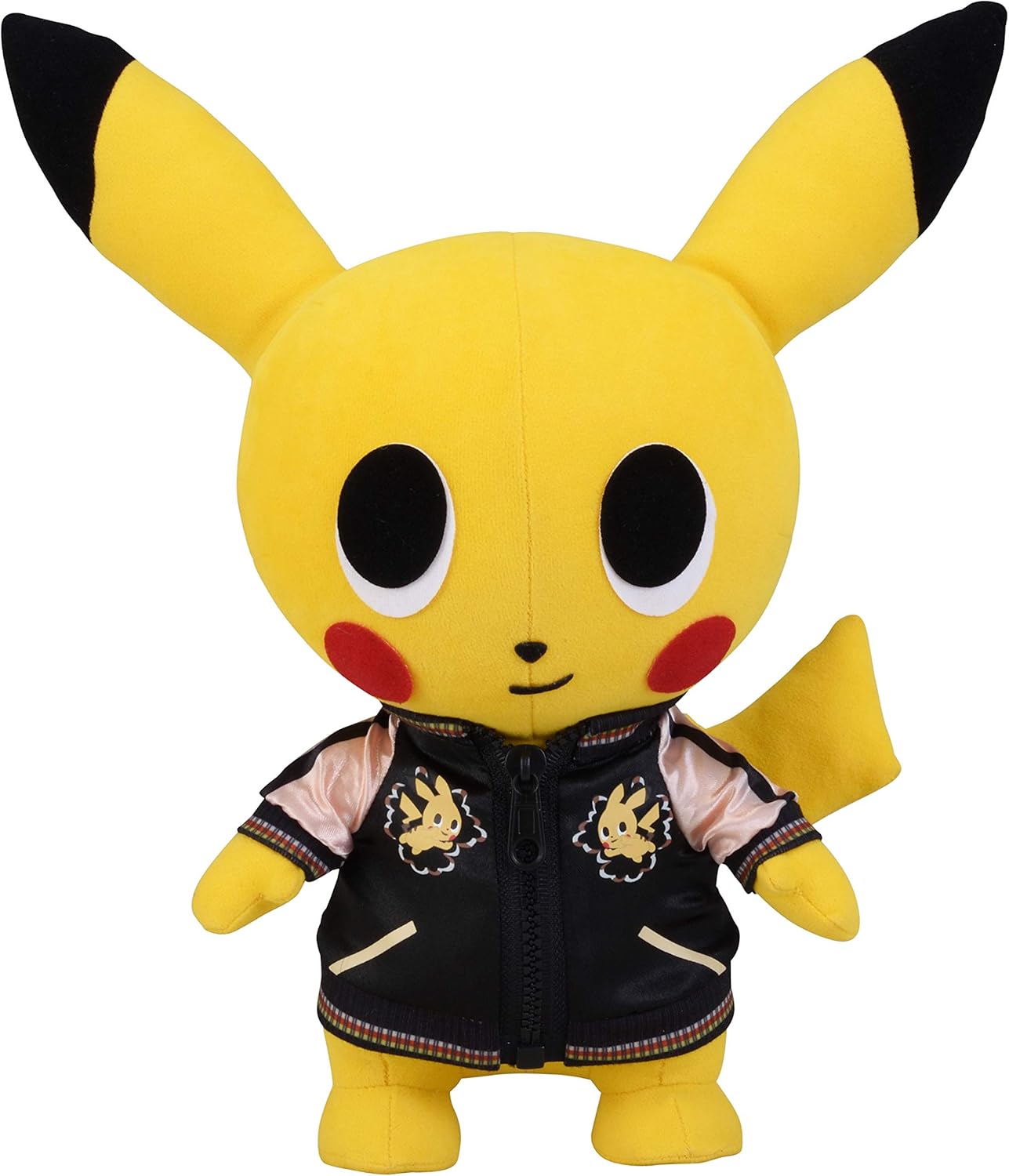Amazon ポケモンセンターオリジナル ぬいぐるみ Pokemon Time スカジャン ピカチュウ ぬいぐるみ おもちゃ