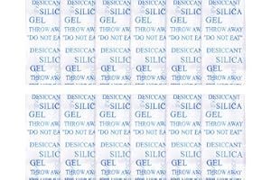 Yeather 2 Gram 100 Packets Silica Gel Packets - Food Safe Reusable Desiccant Moisture Absorbers Dehumidifiers for Spices, Jew