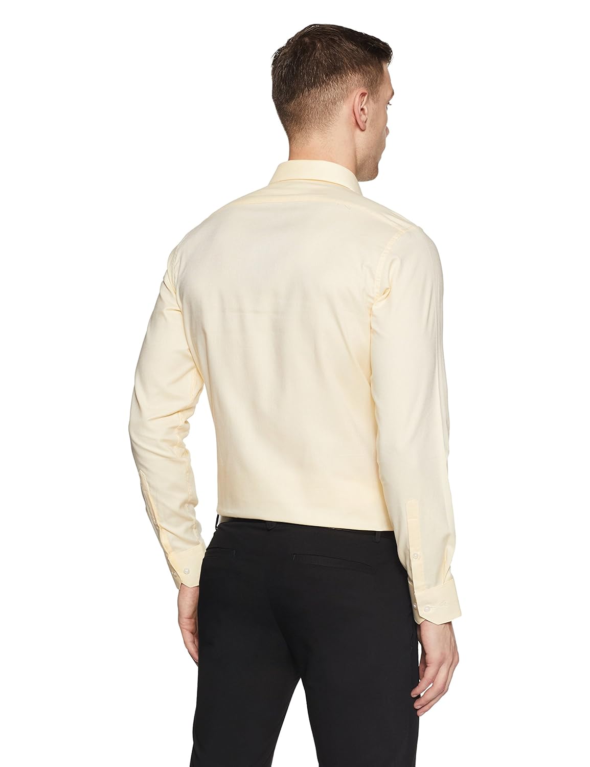 van heusen men's solid slim fit formal shirt