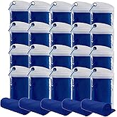 immoono Pack of 20 Cooling Towel 40x12'' Ice Towel for Neck and Face Microfiber Chilly with Bag Breathable Yoga Gym Stay Cool Towels Sweat Rag for Workout Running Camping Pilates Beach, Dark Blue