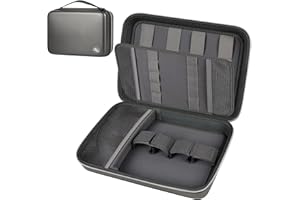 Boobowl Hard Travel Case for Hair Clippers, Hair Cutting Barber Supplies Organizer Bag, Trimmer Storage Holder for Ufree/for 