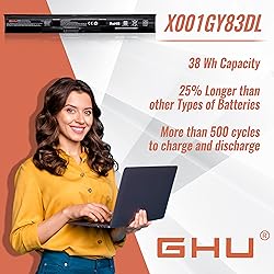 GHU New Battery 38 Wh 2600mAh K104 KI04 HSTNN-LB6S
