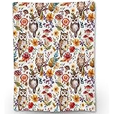 Ti Caldi Cute Owl Blanket - Soft Lightweight Cozy Flannel Throw Blanket for Adults Kids Women, Fuzzy Warm Blankets for Couch, Bed, Travel, Outdoor Use, Home Decor 60×50 in