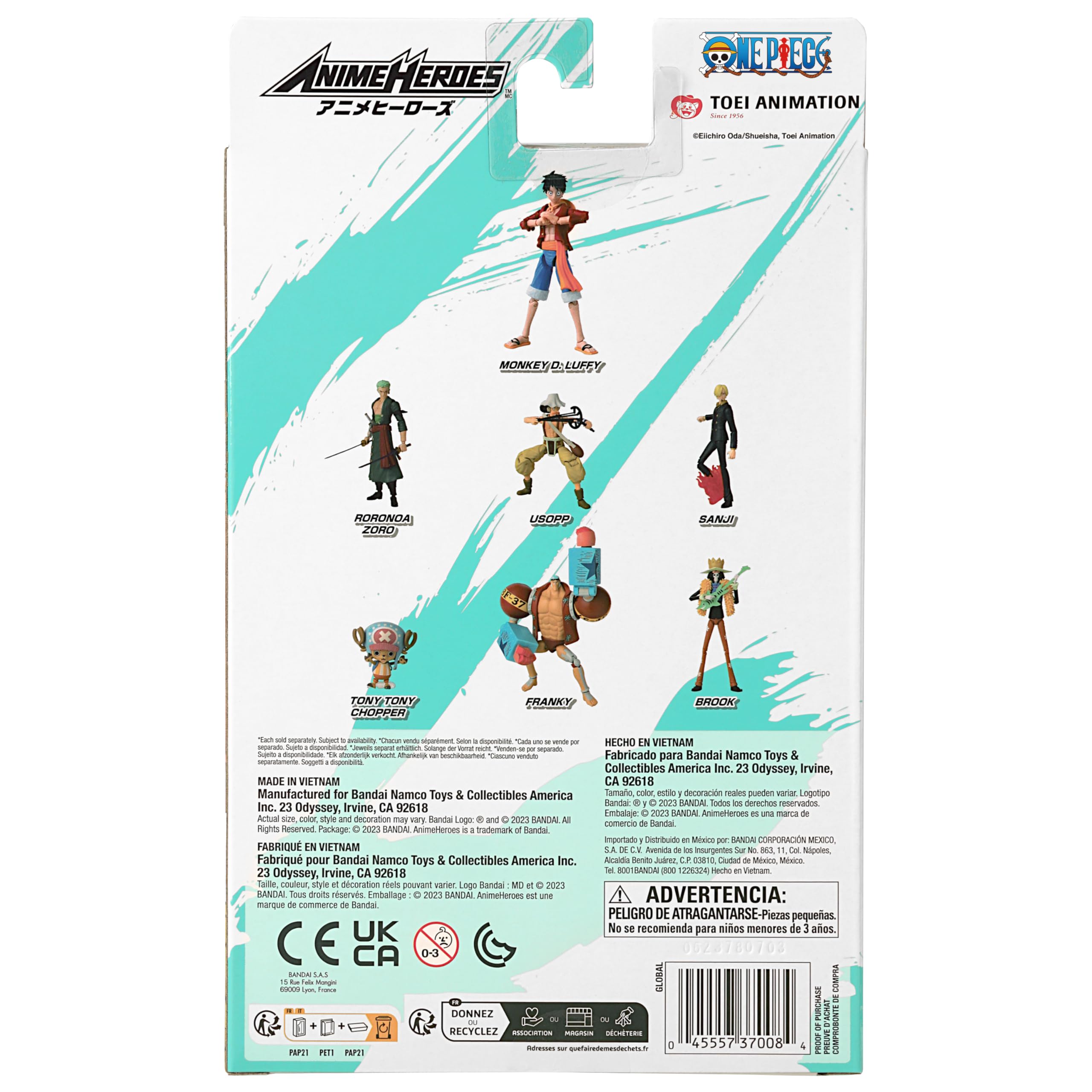 ANIME HEROES - One Piece - Monkey D. Luffy Renewal Version Action Figure