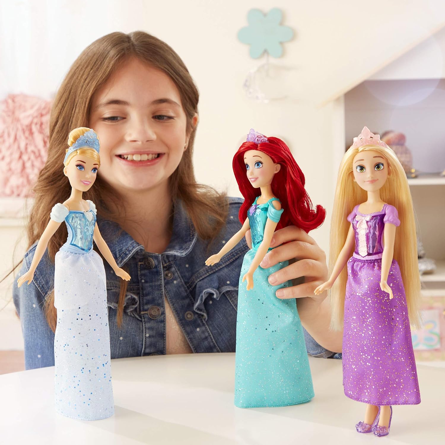 Disney Princess Royal Shimmer Cinderella Doll, Fashion Doll with Skirt and Accessories, Toy for Kids Ages 3 and Up - Image 3