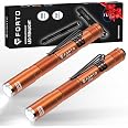 FORTO Rechargeable Pen Light Flashlight 400 Lumens Small Pocket Flashlight