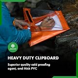 Paperdry Waterproof Clipboard A4 Orange PVC with Cover & Storage view 6