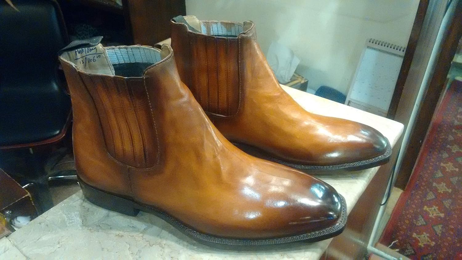 custom chelsea boots