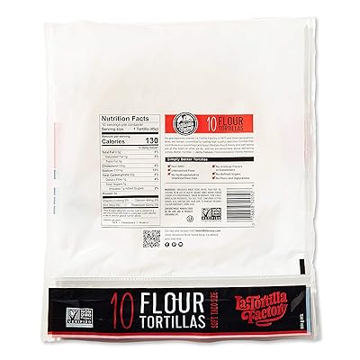 Buy La Tortilla Factory Premium Traditional Flour Tortillas Soft Taco Size 10 Count 6 Packages Online In Turkey B08lw3llvz