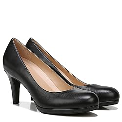 Naturalizer Womens Michelle Pump Black Leather 9.5 N