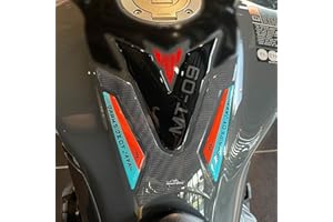 Resin Bike Motorcycle 3D Stickers Compatible with Yamaha MT-09 2021-2024. Tank Protector from Impact and Scratches. Motorcycle Resin Stickers - Made in Italy