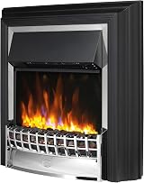 Dimplex Cheriton Deluxe Freestanding Optiflame Electric Fire Chrome Black 2kW view 6
