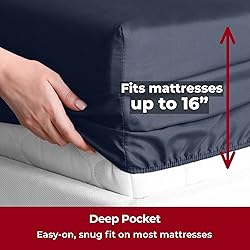 Mellanni Iconic Twin Sheet Set - 4-Piece Bed