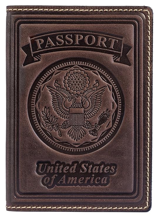 Villini US Passport Holder Cover Case Leather Passport