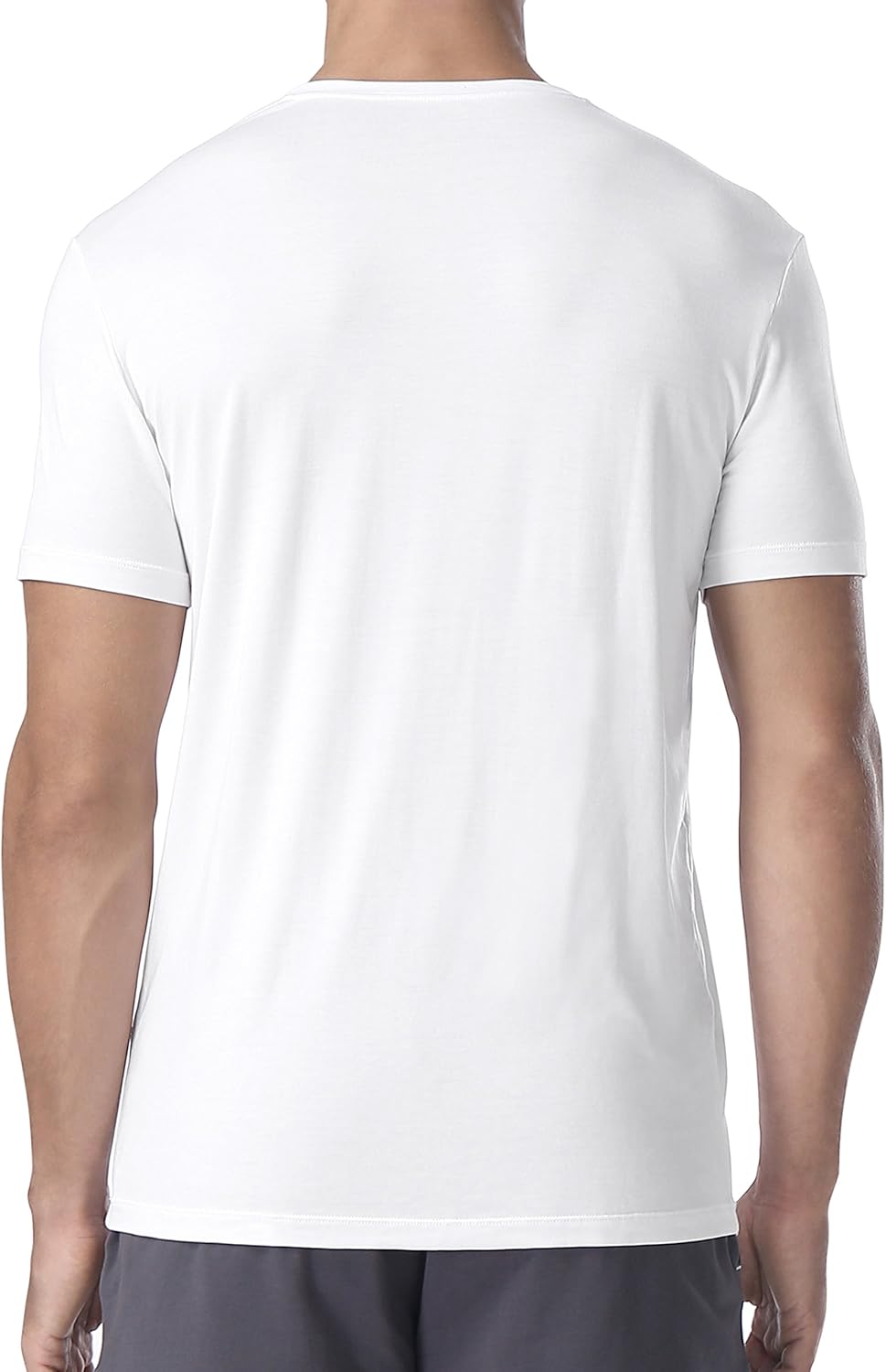 DAVID ARCHY Men's Undershirts Ultra Soft Micro Modal V-Neck Breathable T-Shirts 2 or 3 Pack: Clothing