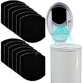 ShuRex 12 Pack Baby Diaper Pail Deodorizer Refills for Ubbi Diaper Pail | Activated Charcoal Odor Absorbing Filters Compatible with Ubbi Steel Diaper Pail, Odor Eliminating, NO Smell, Keep Home Fresh