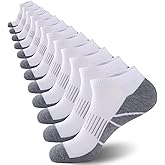COOVAN Socks for Men Athletic Low Cut Sock with 12 Pairs,Ankle Socks Men Cushion 12 Pack Running Casual Sock