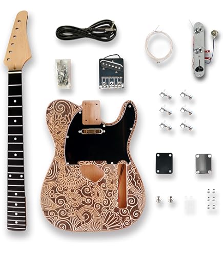 Axe Heaven Build Your Own Miniature Fender Telecaster Guitar Model Kit - Officially Licensed 1:4 Scale Collectible Replica