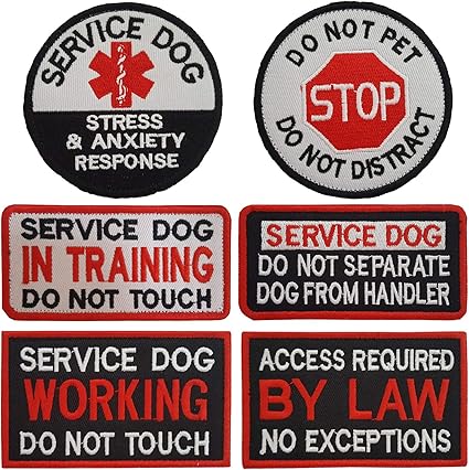 service dog velcro patches amazon