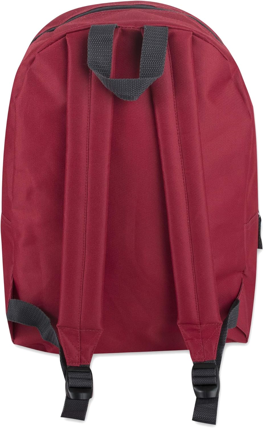 Trailmaker Classic 17 Inch Backpack with Adjustable Padded Shoulder Straps (Red): Clothing