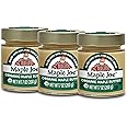 Maple Joe ORGANIC Maple Butter Spread, Pure Maple Cream Spread Made with 100% Natural Grade A Maple Syrup Butter. Maple Sugar Candy Smooth & Creamy, Maple Candy, Vegan, Zero Fat, Non-GMO, No Dairy, Gluten Free and Kosher Certified. 7oz / 200g. (3 pack)