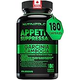 Nutratology Garcinia Cambogia Appetite Suppressant Weight Loss For Women & Men | Canadian-Made | 500 MG Per Capsule | 60% HCA