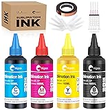 Hiipoo Sublimation Ink Refilled Bottles with Heat