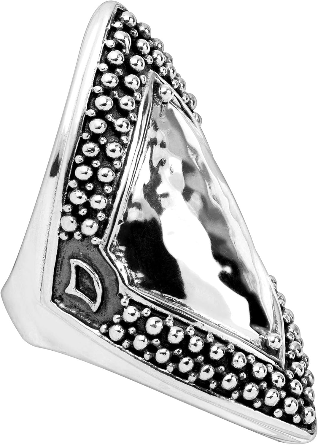 Silpada 'Shield' Beaded Ring in Sterling Silver