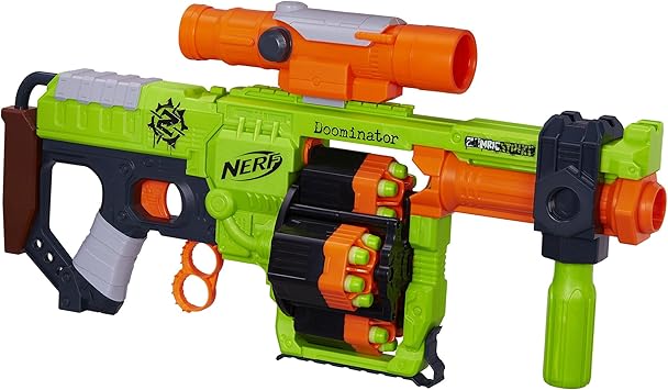nerf zombie strike doominator blaster toy