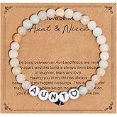 HUTIMY Aunt Bracelet from Nephew Niece for Women Mothers Day Present Aunt Bracelets