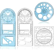 360 Protractor Maped Helix Usa Angle And Circle Maker Assorted Colour ...