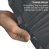 iSOUL Strong Large Grey Mailing Bags 10x14 100 Pack Self Seal Plastic Envelopes view 6