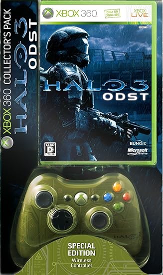 Amazon Halo 3 ヘイロー3 Odst コレクターズパック Halo 3 Odst スペシャルエディション Xbox 360 ワイヤレスコントローラー 同梱 コントローラー ハンドル ジョイスティック