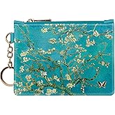 Monarque RFID Keychain Wallet (Van Gogh - Almond Blossom Blue)
