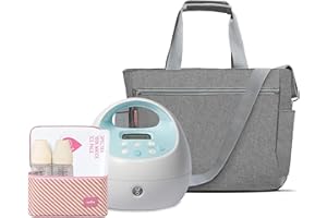 Spectra - S1 Plus Electric Breast Milk Pump with Tote Bag, Breast Milk Bottles and Cooler for Baby Feeding