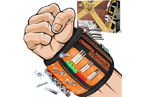 HANPURE Stocking Stuffers for Men Tools - Magnetic Wristband for Holding Screws, Tool Belt Gifts Ideas for Men Dad Fathers Him Birthday Christmas, Cool Gifts Gadgets for Women Husband DIY Handyman, Carpenter
