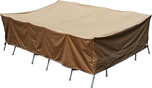 Patio Armor SF43352 X-Large Rectangular Table Cover, 117"/76"/27"