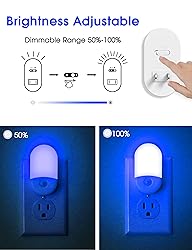 Blue Night Light, LOHAS Night Lights Plug into
