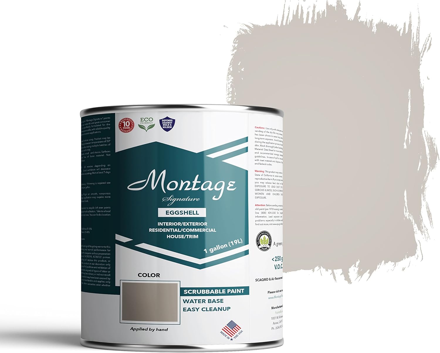 Montage Signature Paint 810593032117 Eggshell Interior/Exterior Eco